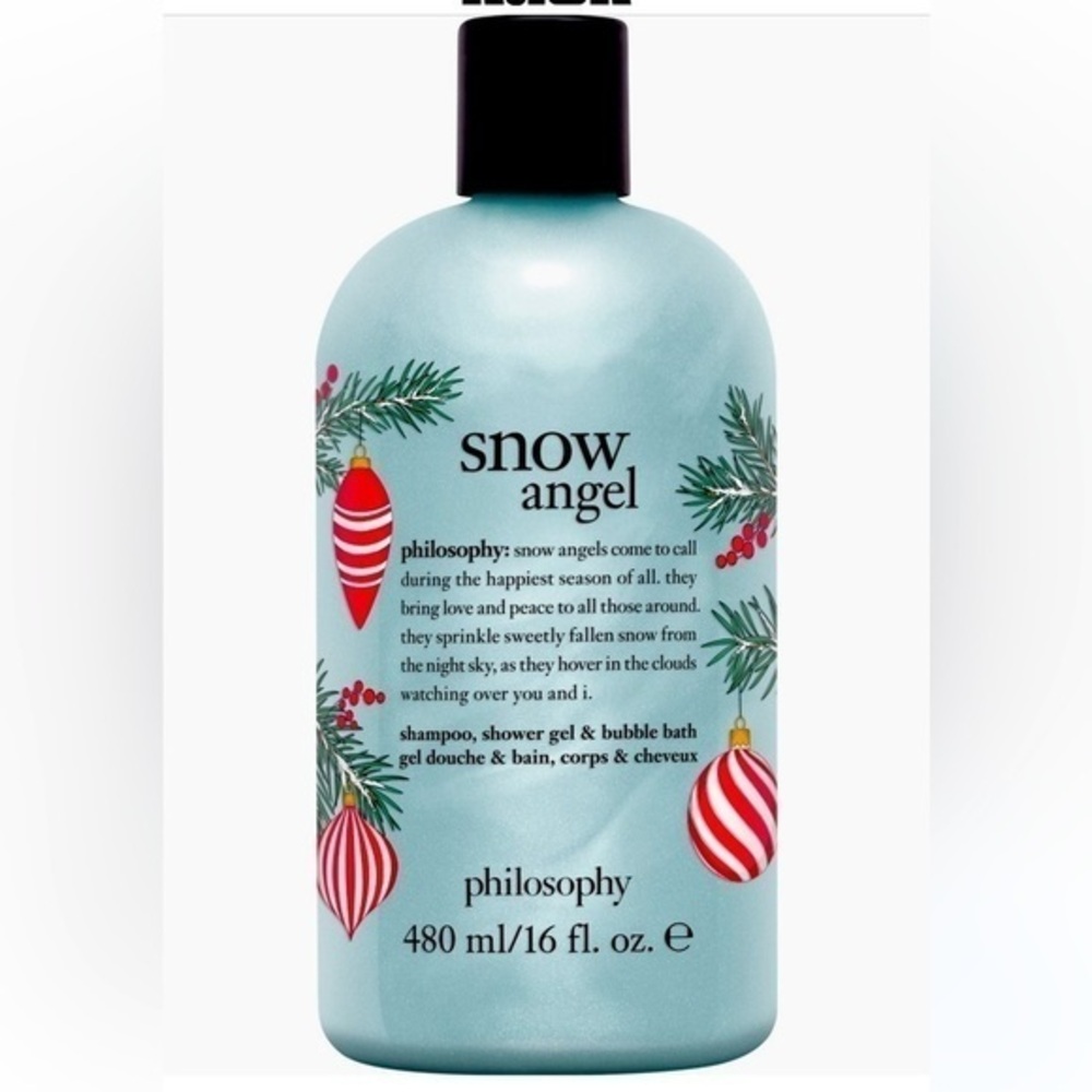 🆕Philosophy Snow Angel Shampoo, Shower Gel & Bubble Bath::Rare Holiday Scent::